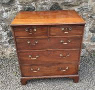 Small 31" wide George 3rd Chest of Drawers