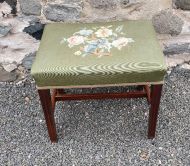 18th Century Oblong Mahogany Stool