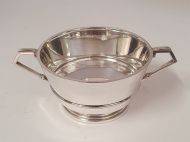 Twin Handled Silver Bowl. Birmingham 1935