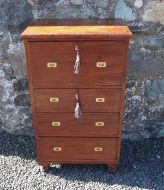 Small Georgian Campaign Style Chest