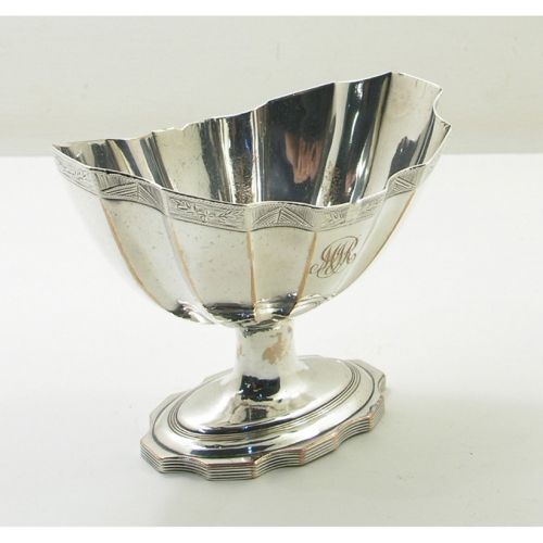 Large George 3rd Sheffield Plate Sugar Bowl