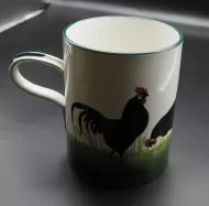 Early Scottish Wemyss Black Hens Tankard