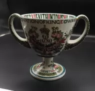RARE Scottish Wemyss Coronation Cup. 1902