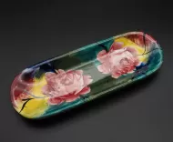 Good Scottish "Jazzy" Wemyss Pen Tray