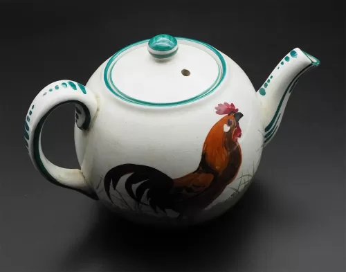 Scottish Wemyss Brown Hens Teapot