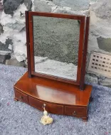 Georgian Bow-Front Dressing Mirror